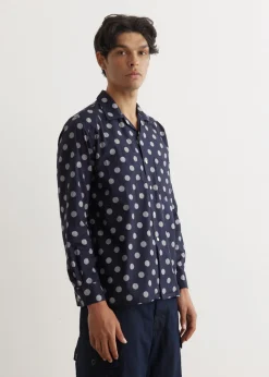 Open Dot Print Shirt