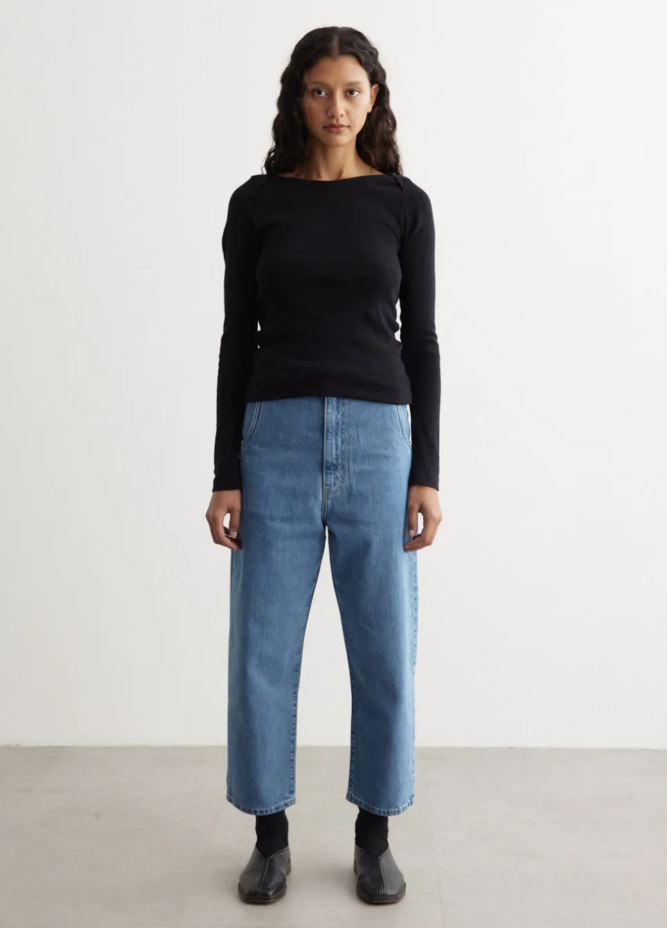 Organic Denim Low Rise Jeans