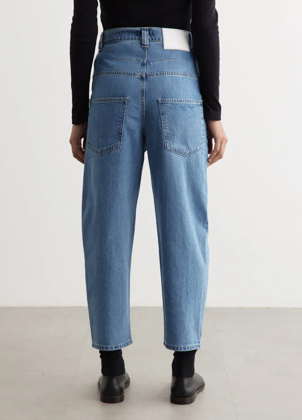 Organic Denim Low Rise Jeans