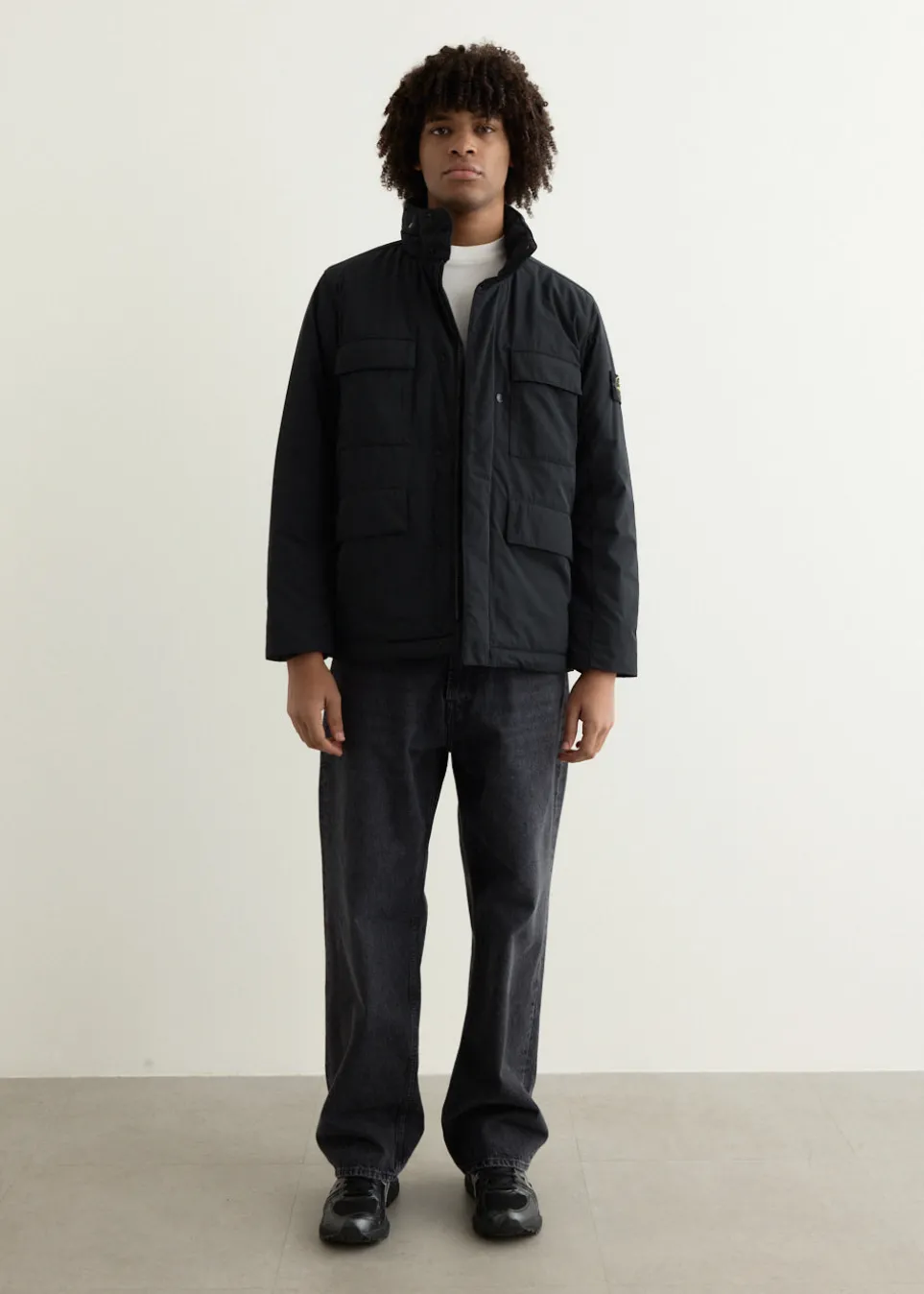 Padded Micro Twill Field Jacket