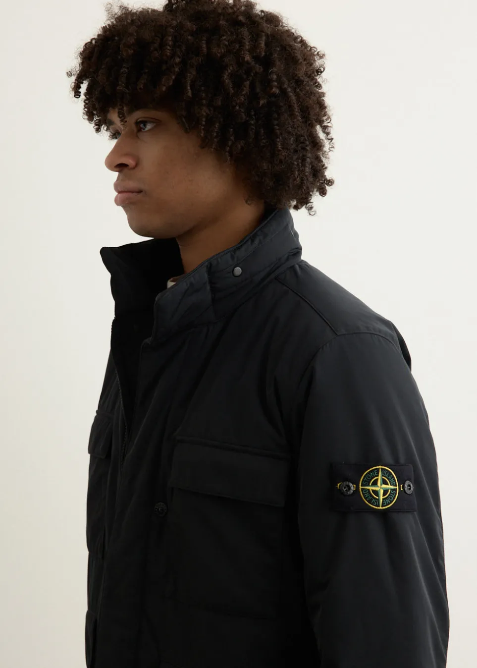 Padded Micro Twill Field Jacket
