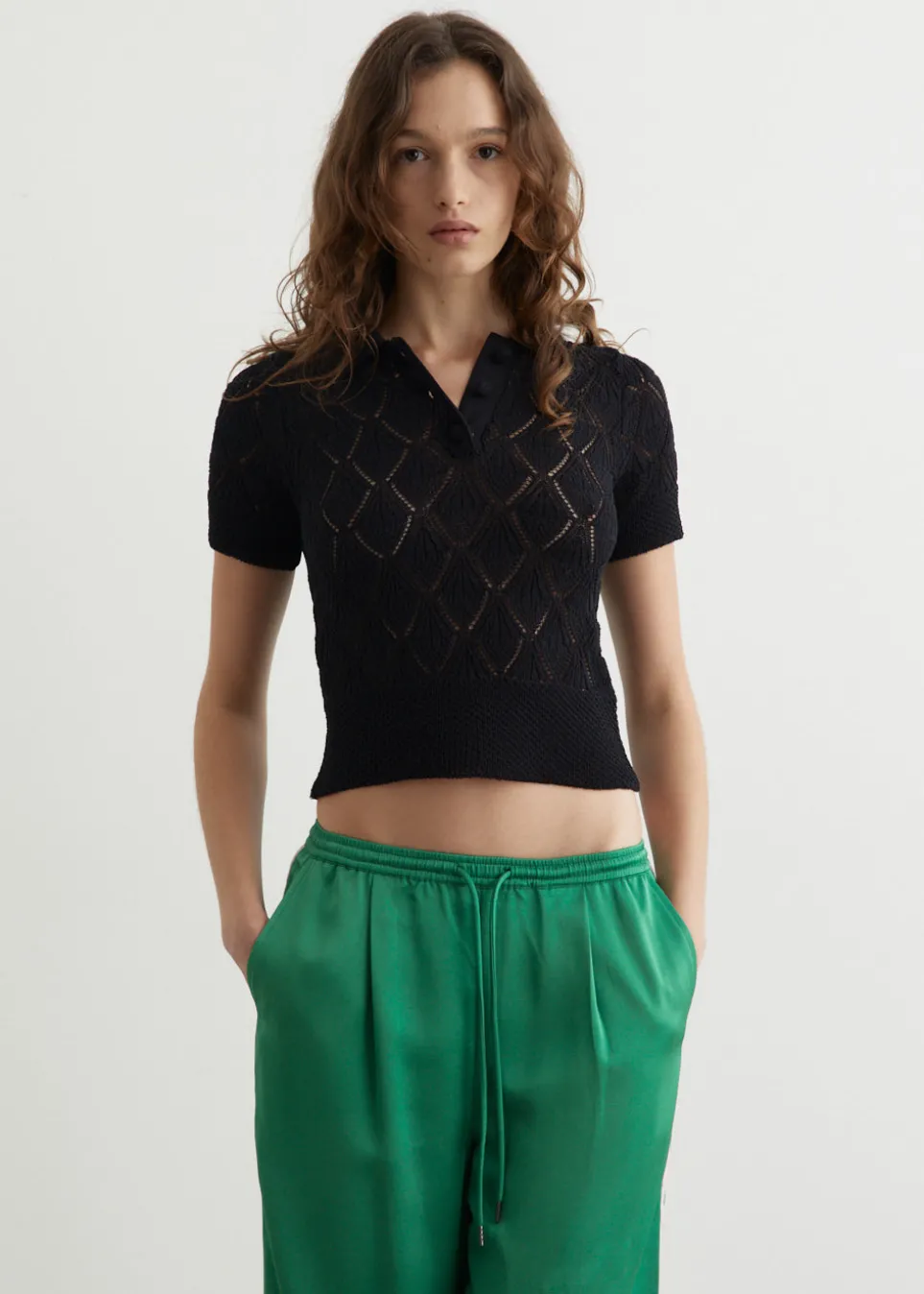 Palefire Cropped Polo