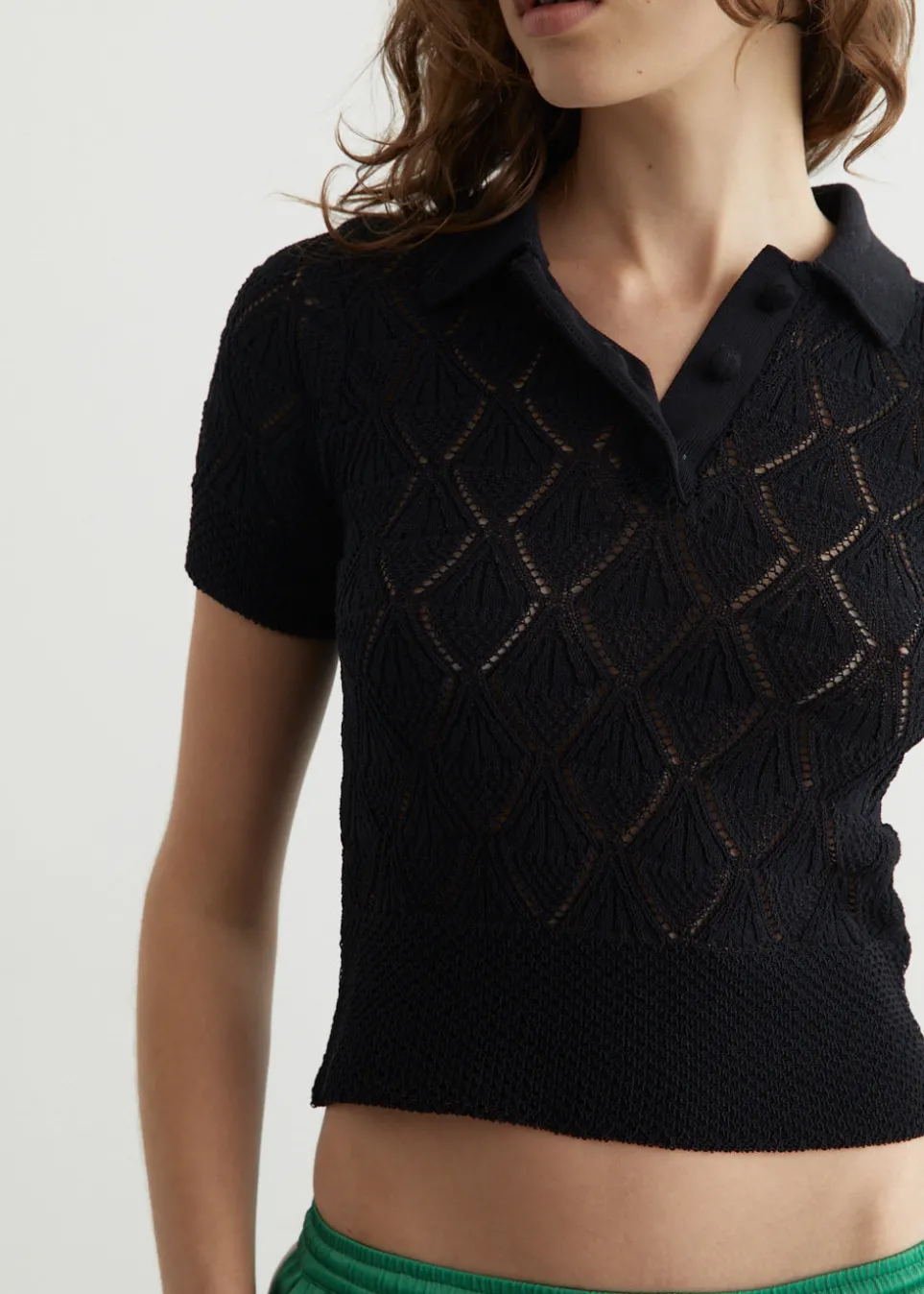 Palefire Cropped Polo