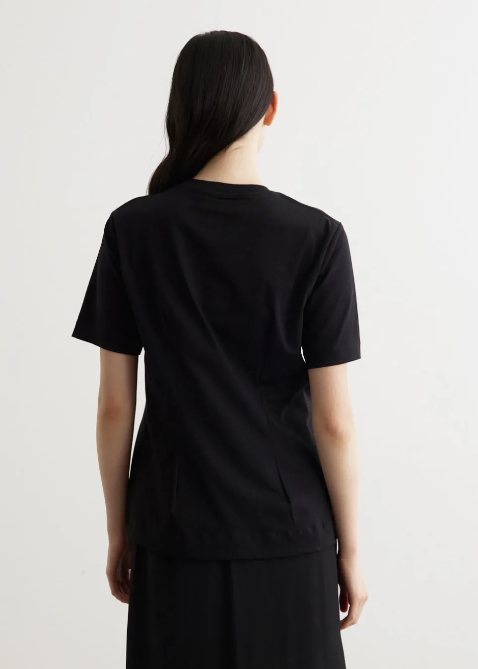 Panelled Bust Detail T-Shirt