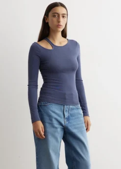 Pier Cut Out Neck Top