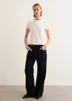 Pinstripe Trousers