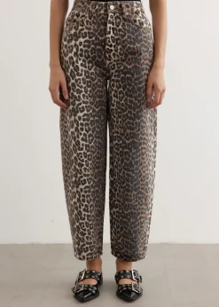 Print Denim Stary Jeans