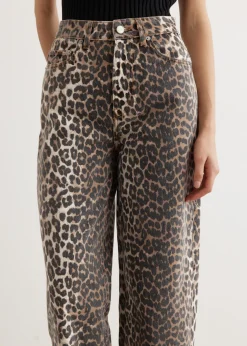 Print Denim Stary Jeans