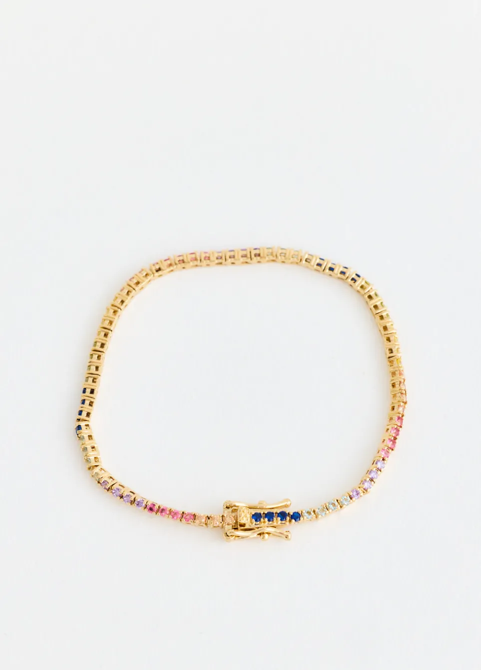 Rainbow Tennis Bracelet