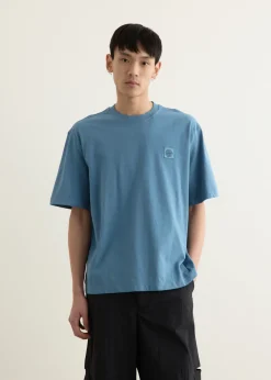 Regular Fit Compass Patch Overdyed T-Shirt