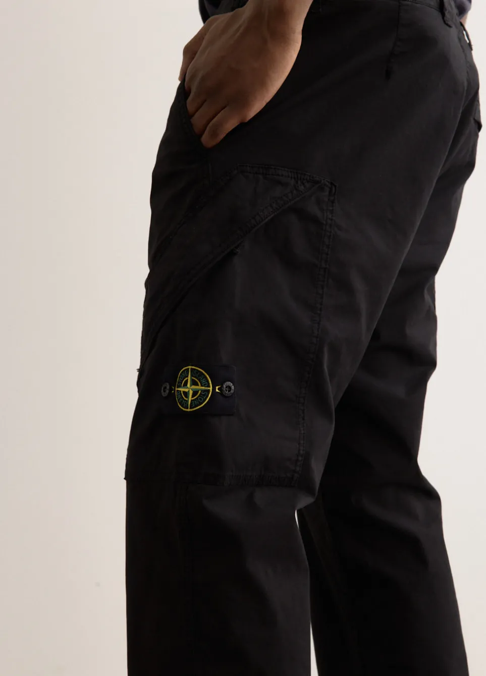 Regular Fit Supima Diagonal Cargo Pants