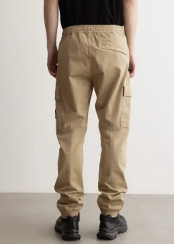 Regular Fit Tapered Stretch Cotton Cargo