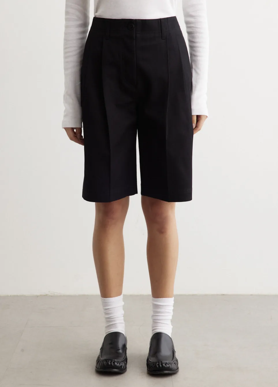Relaxed Twill Shorts