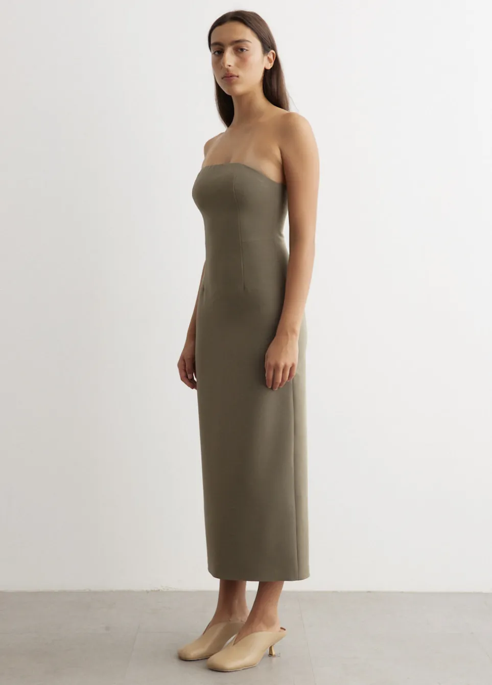 Repercussions Strapless Midi Dress