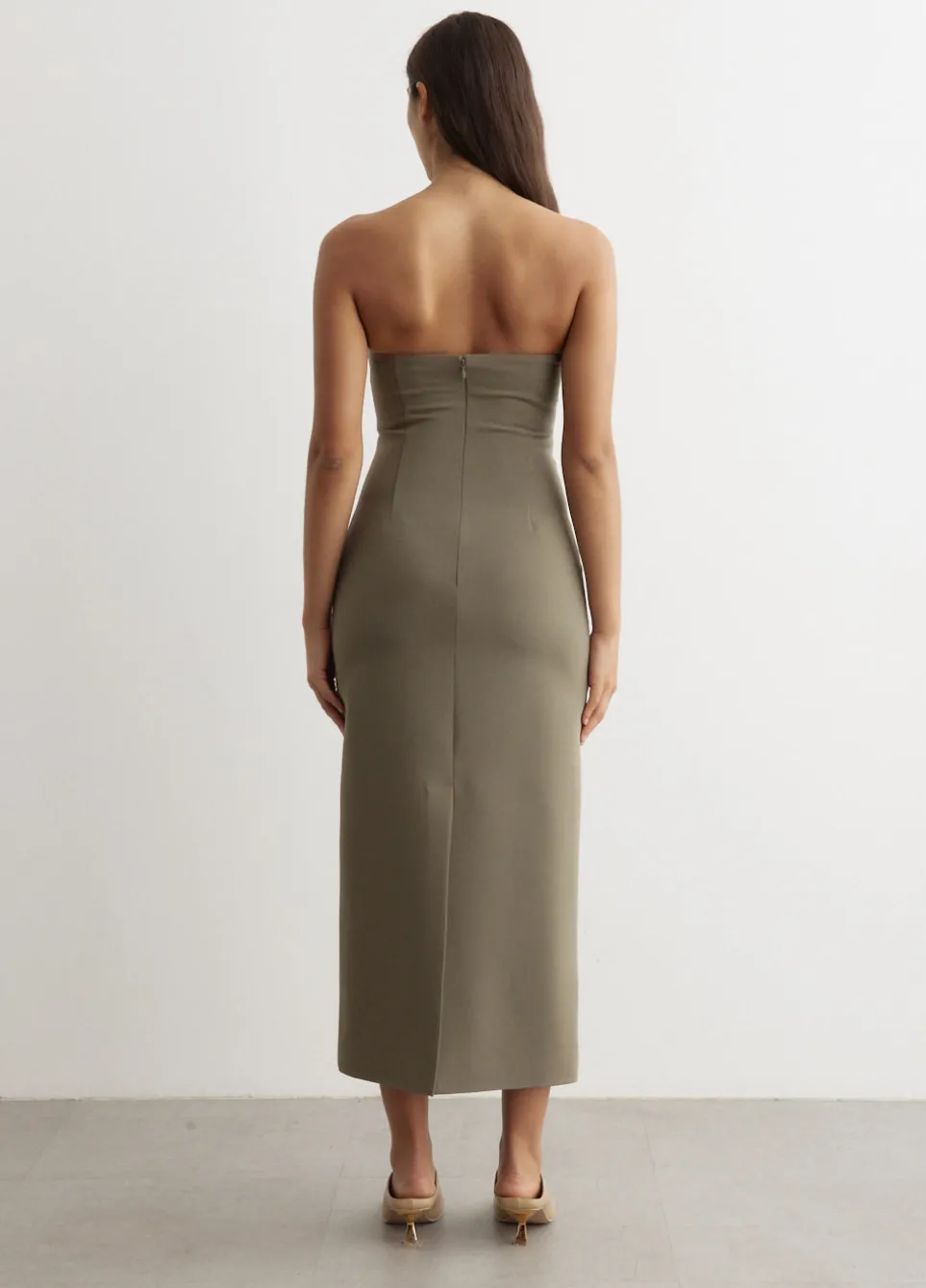 Repercussions Strapless Midi Dress