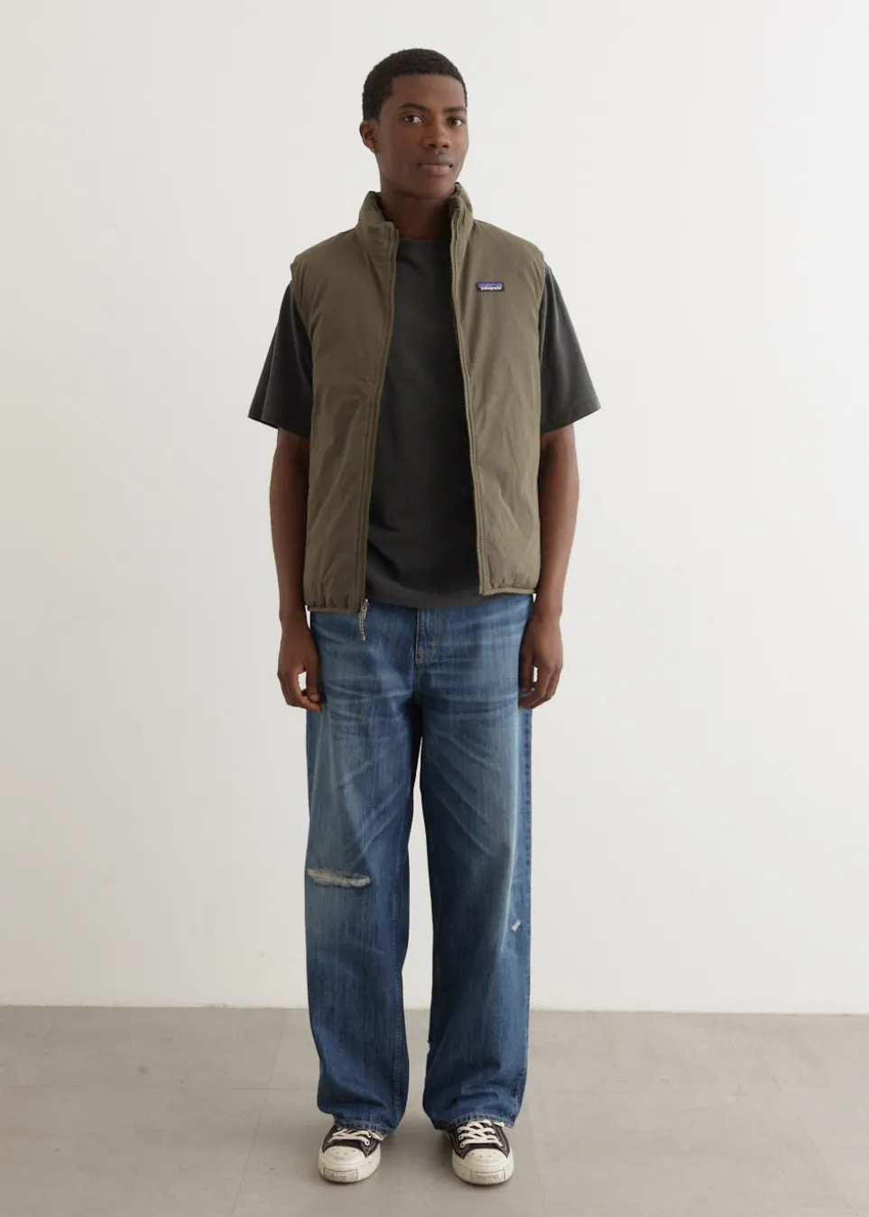 Reversible Cotton Down Vest