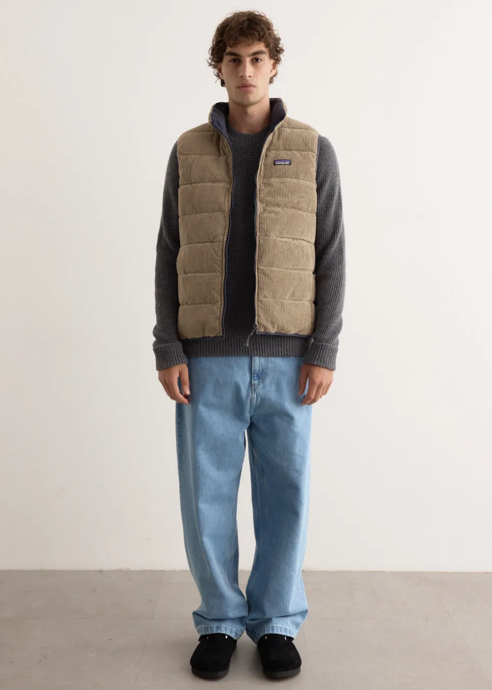 Reversible Cotton Down Vest