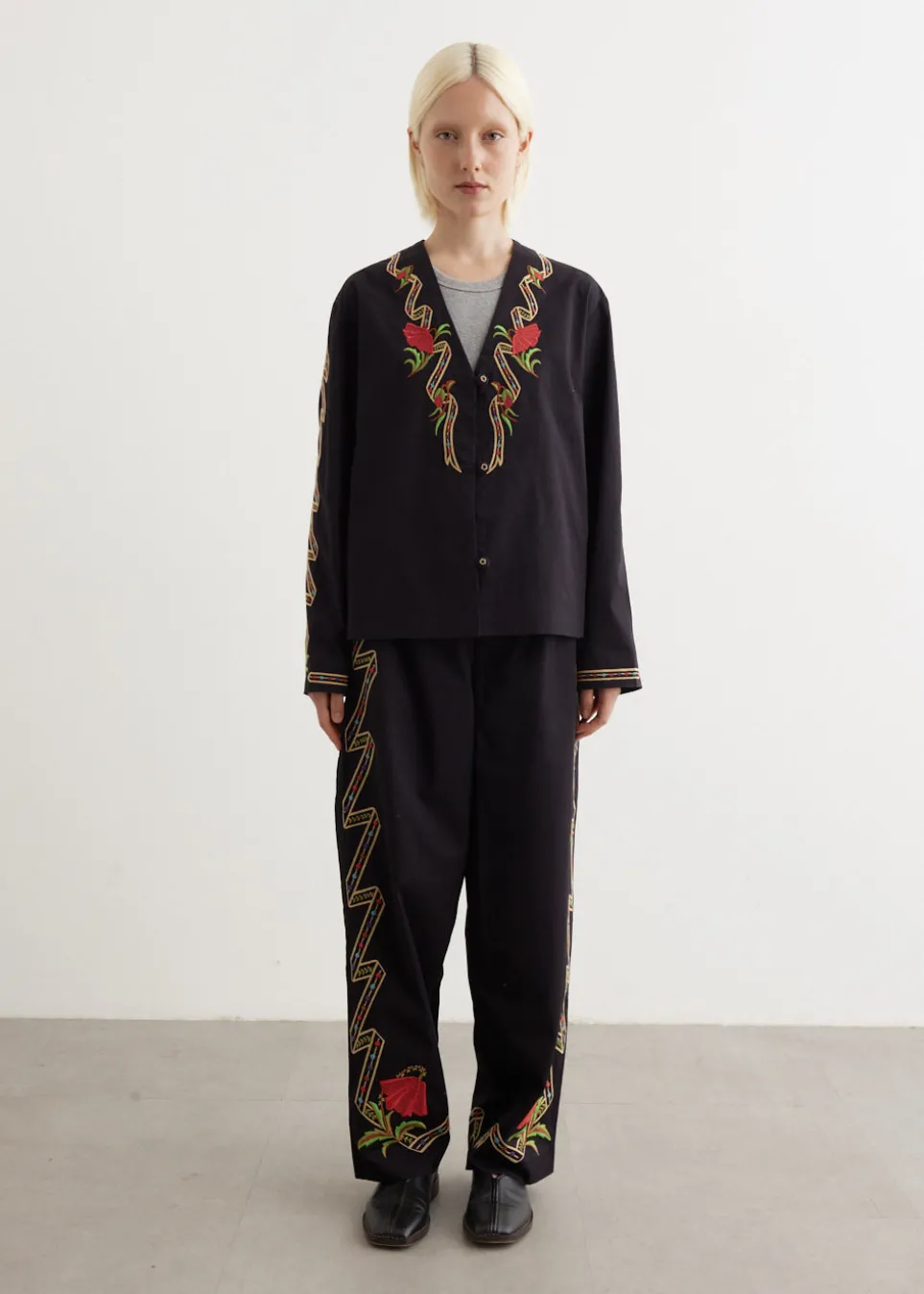 Ribbon Hollyhock Trousers