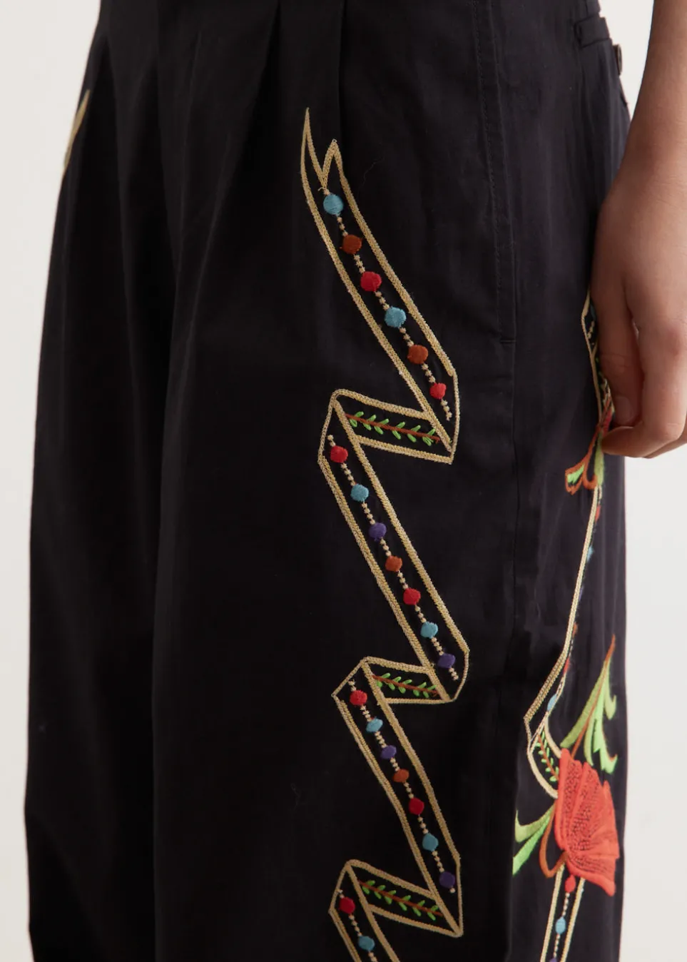 Ribbon Hollyhock Trousers