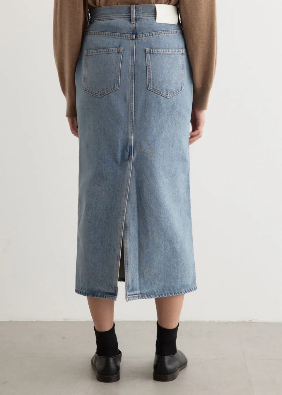 Rona Long Denim Skirt