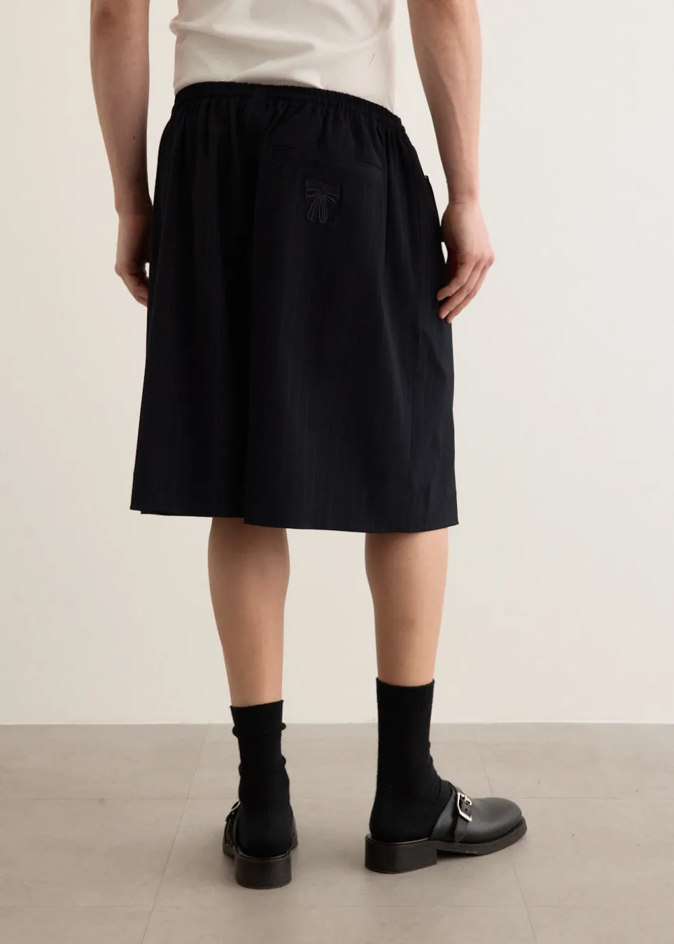 Rubbero Vis Pinstripe Shorts