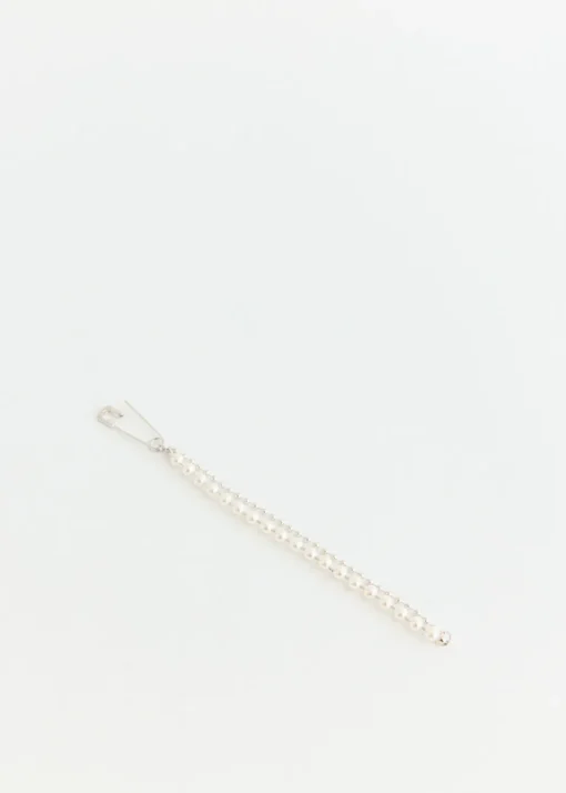 Safety Pin Pearl Bracelet