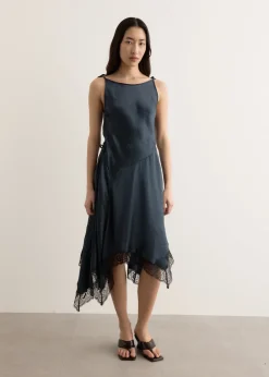 Satin Lace Dress