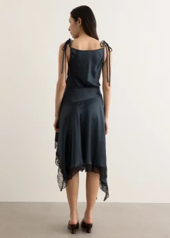 Satin Lace Dress