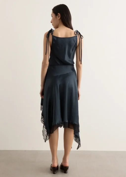 Satin Lace Dress