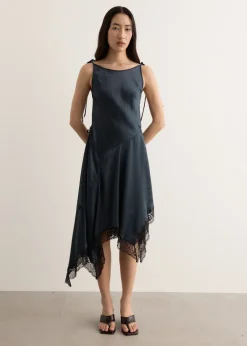 Satin Lace Dress