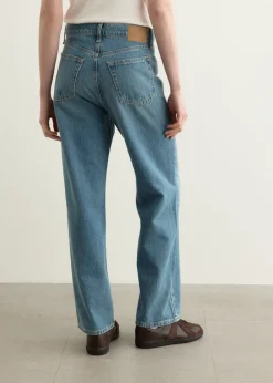 Shea High Rise Ankle Straight Jeans