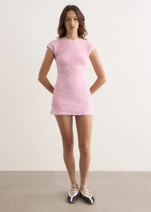 Shirred Cotton Dress