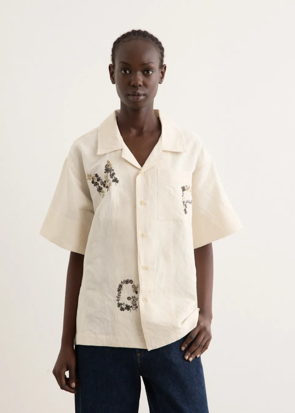 Short Sleeve Greetings Shirt