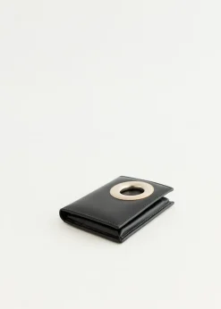 Silver Eyelet Bifold Wallet