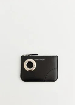 Silver Eyelet Wallet