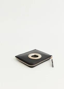 Silver Eyelet Wallet