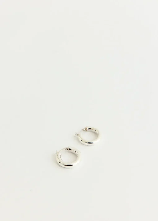 Silver Hoop Earrings