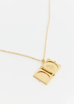 Social Studies Locket Necklace