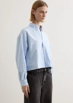 Sophia Button Down Logo Shirt