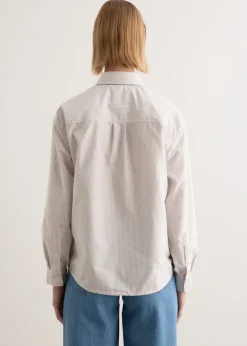 Sophia Button Down Logo Shirt