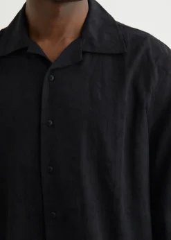 Soulsonic Long Sleeve Camp Collar Shirt