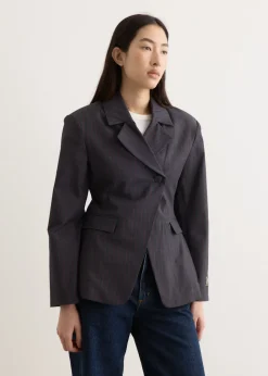 Stretch Stripe Blazer