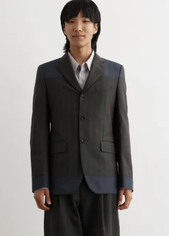 Stripe Blocked Jacket