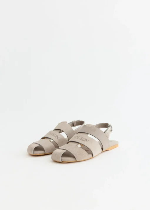 Stripe Flat Sandals