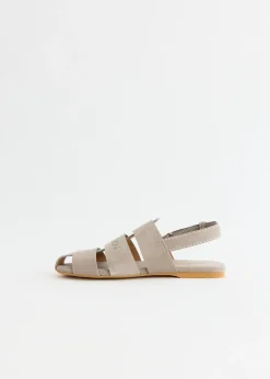 Stripe Flat Sandals