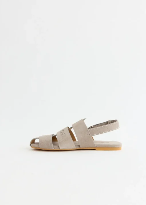 Stripe Flat Sandals