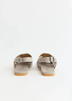 Stripe Flat Sandals