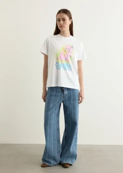 Structured Denim Double Fly Baggy Jeans