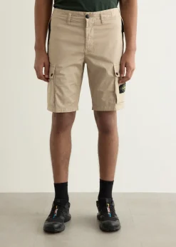 Supima Cotton Twill Stretch Cargo Shorts