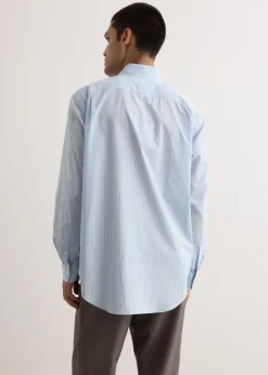 Suvin High Count Cloth Stripe Shirt